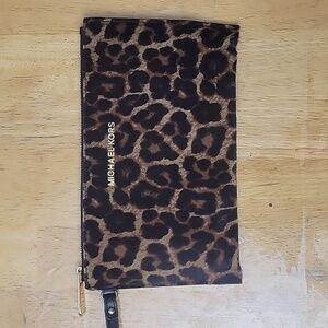 Michael Kors Calf hair with leather wristlet bag